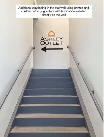 Distribution Center Wayfinding & Branding Project Photo